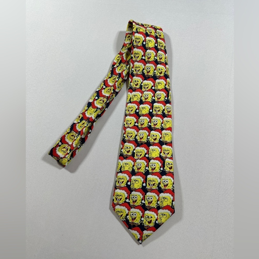 Men’s Sponge Bob Christmas Santa Necktie​​​